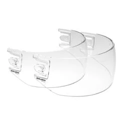Bauer Pro-Clip Visor 2-Pack, Clear Straight (2017)