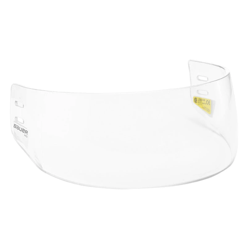 Bauer Pro Straight Visor - Clear, Medium 4 Bauer Pro Straight Visor - Clear, Medium - Image 2