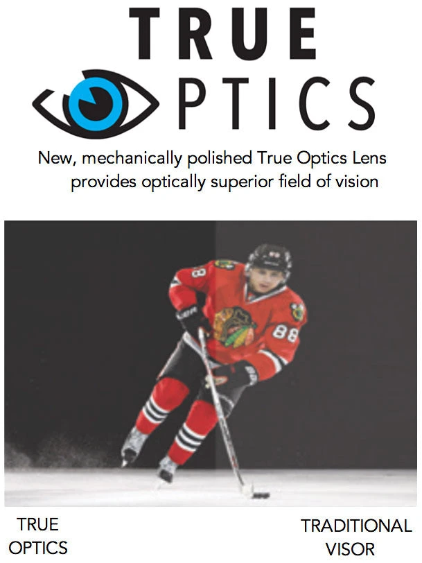 Bauer Pro Straight Visor - Clear, Medium 7 Bauer Pro Straight Visor - Clear, Medium - Image 5