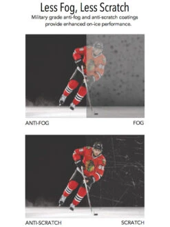 Bauer Pro Straight Visor - Clear, Medium 13 Bauer Pro Straight Visor - Clear, Medium -Hockey Sports Store 1050370 6557