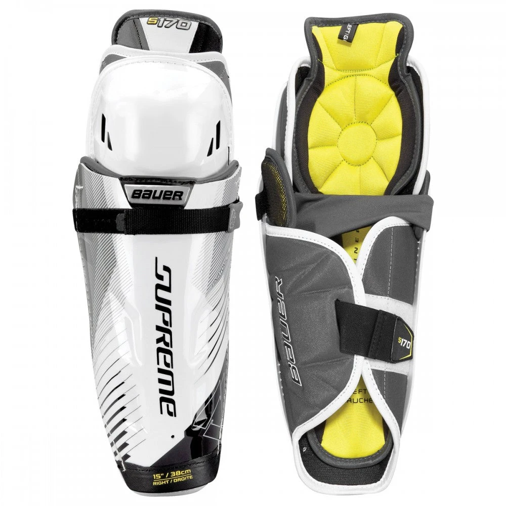 Bauer S17 Supreme S170 Ice Hockey Shin Guards - Jr 3 Bauer S17 Supreme S170 Ice Hockey Shin Guards - Jr