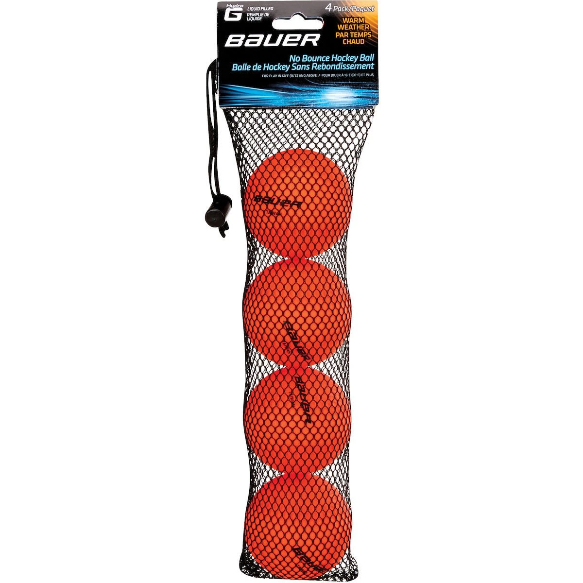 Bauer HydroG No Bounce Street Hockey Balls - 4 Pk 3 Bauer HydroG No Bounce Street Hockey Balls - 4 Pk