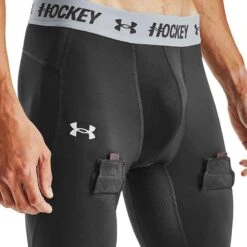 Under Armour UA Ice Hockey Compression Shorts With Cup - Senior -Hockey Sports Store 1356493 10236