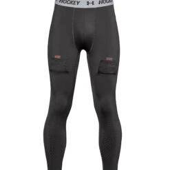 Under Armour UA Hockey Fitted Leggings With Cup - Youth