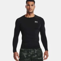Under Armour HeatGear Armour Long Sleeve Baselayer Shirt - Senior