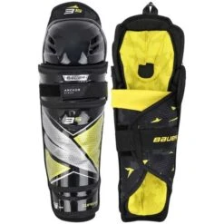Bauer S21 Supreme 3S Ice Hockey Shin Guards - Junior