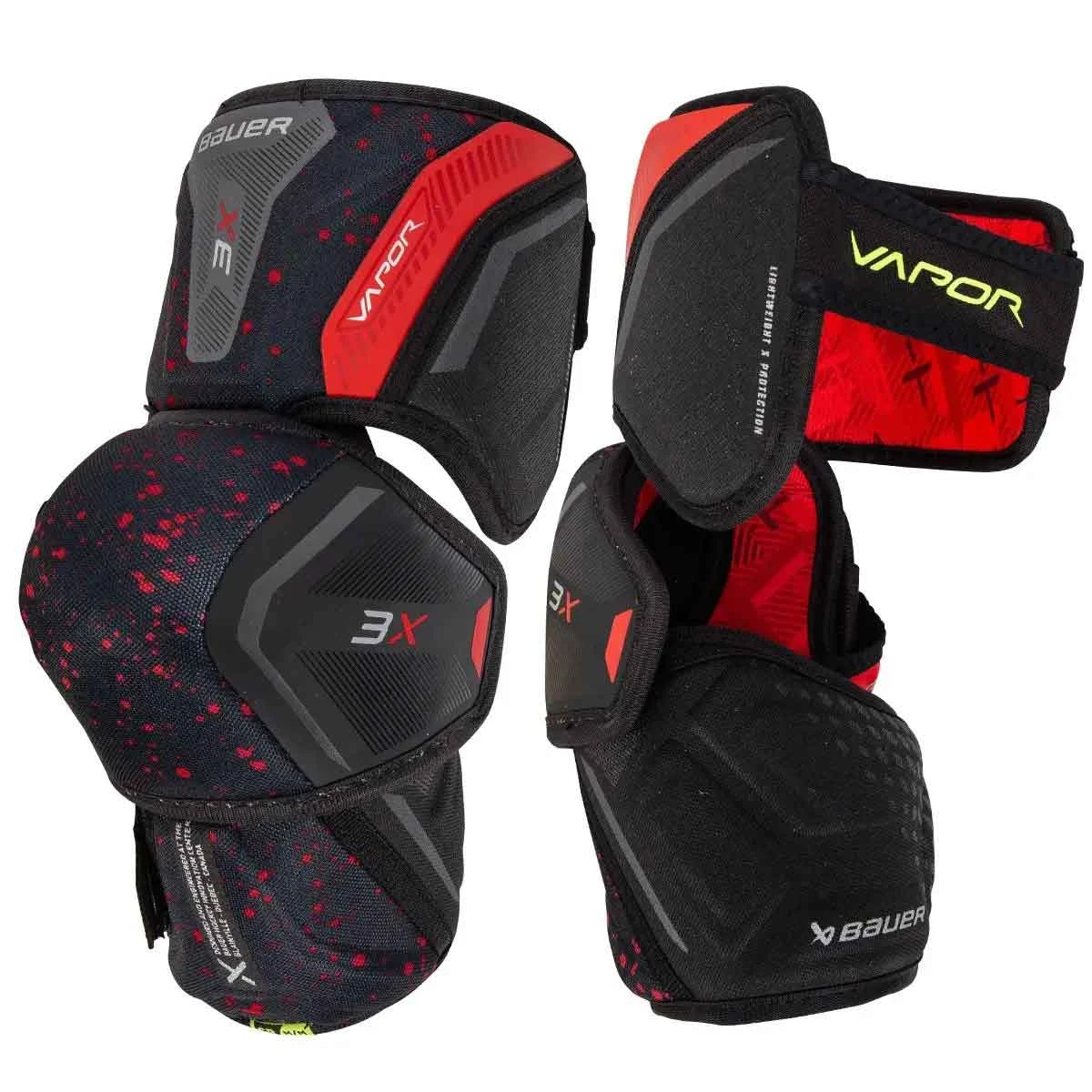 Bauer S22 Vapor 3X Ice Hockey Elbow Pads - Intermediate 3 Bauer S22 Vapor 3X Ice Hockey Elbow Pads - Intermediate