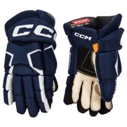 CCM S22 Tacks AS 580 Ice Hockey Gloves - Senior -Hockey Sports Store ccm s22 tacks as 580 ice hockey gloves senior navy white
