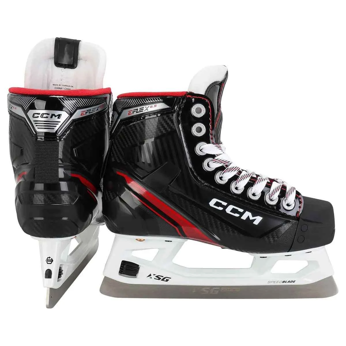 CCM S23 Extreme Flex E6.5 Ice Hockey Goalie Skates - Junior 3 CCM S23 Extreme Flex E6.5 Ice Hockey Goalie Skates - Junior