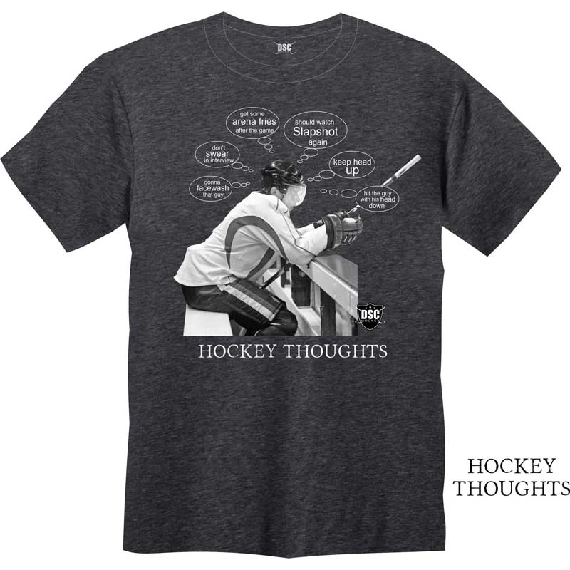 DSC Hockey ADULT T-Shirt - Thoughts 3 DSC Hockey ADULT T-Shirt - Thoughts