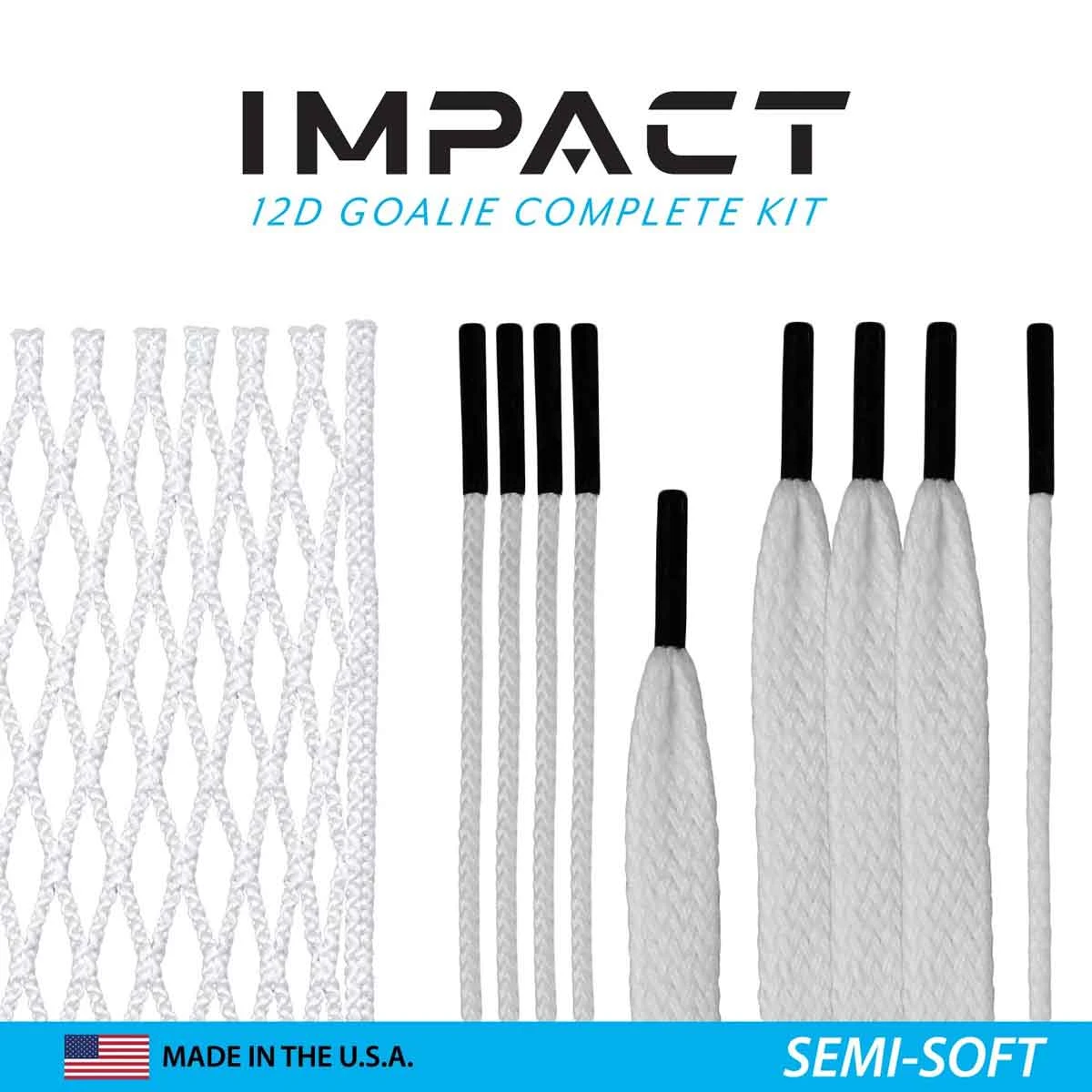 East Coast Dyes Impact Goalie Complete Lacrosse Mesh Kit 4 East Coast Dyes Impact Goalie Complete Lacrosse Mesh Kit - Image 2