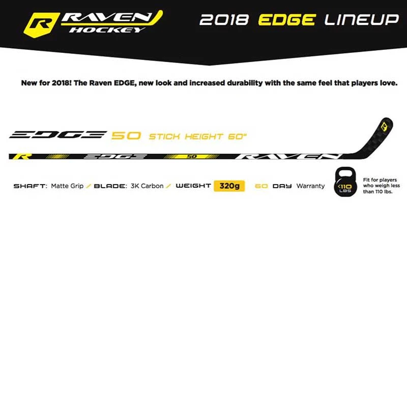 Raven EDGE 50 Flex Hockey Stick - Yth. 6 Raven EDGE 50 Flex Hockey Stick - Yth. - Image 4