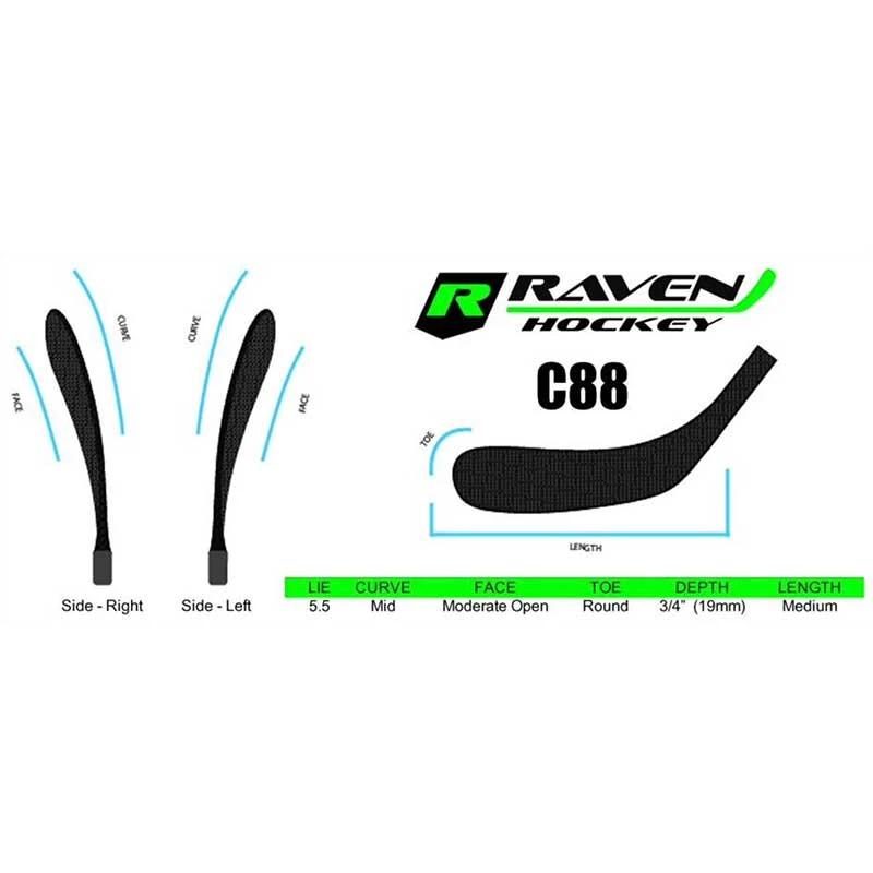 Raven EDGE 50 Flex Hockey Stick - Yth. 8 Raven EDGE 50 Flex Hockey Stick - Yth. - Image 6