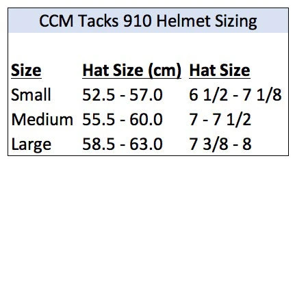 CCM Tacks 910 Ice Hockey Helmet 8 CCM Tacks 910 Ice Hockey Helmet - Image 6