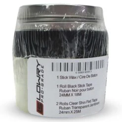 Lowry Sports Pro-Grade Hockey Tape & Wax Prepak