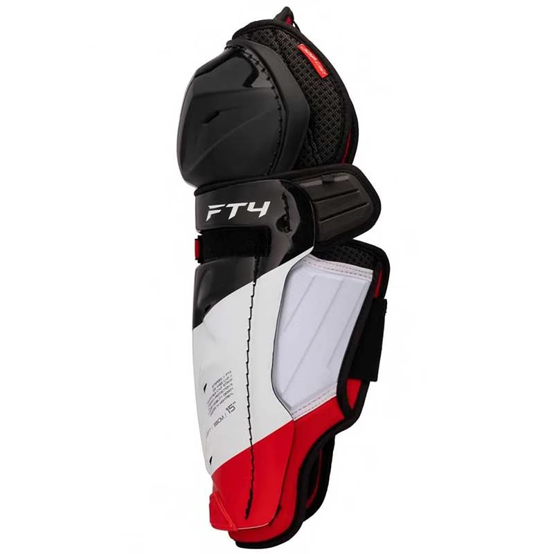 CCM S21 Jetspeed FT4 Hockey Shin Guards - Senior 4 CCM S21 Jetspeed FT4 Hockey Shin Guards - Senior - Image 2