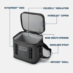 YETI Hopper Flip 12 Soft Cooler -Hockey Sports Store yeti hopper flip 12 soft cooler features