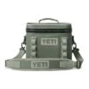 YETI Hopper Flip 8 Soft Cooler 1 YETI Hopper Flip 8 Soft Cooler -Hockey Sports Store yeti hopper flip 8 soft cooler camp green