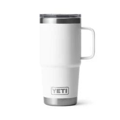 YETI Rambler 591ml Travel Mug With Stronghold Lid 12 YETI Rambler 591ml Travel Mug With Stronghold Lid -Hockey Sports Store yeti rambler 591ml travel mug with stronghold lid white