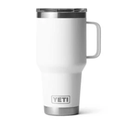 YETI Rambler 887ml Travel Mug With Stronghold Lid 15 YETI Rambler 887ml Travel Mug With Stronghold Lid -Hockey Sports Store yeti rambler 887ml travel mug with stronghold lid white